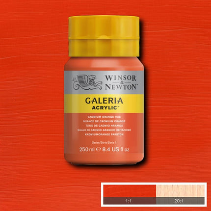 Winsor & Newton Galeria Acrylic 250ml CADMIUM ORANGE