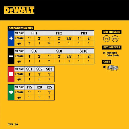 DeWalt Screwdriving with Tough Case 42-Pieces Set