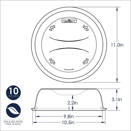 Nordic Ware Deluxe Plate Covers, 2 Pack