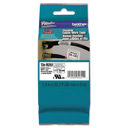 Brother Genuine P-touch TZeFX261 Tape, 1" (0.94") 