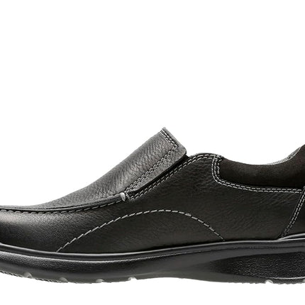 Clarks Men's Cotrell Free Loafers, Black Oily Leather, 6 UK