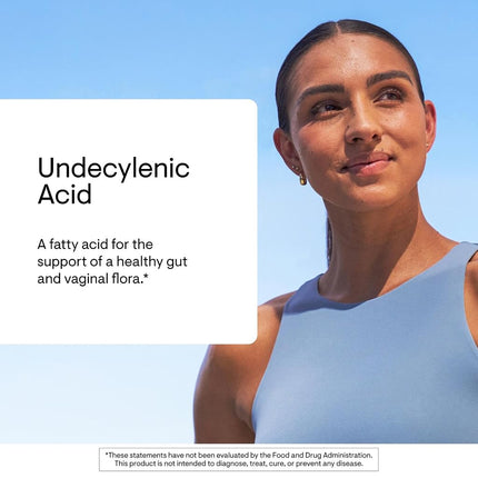 Thorne Research - Formula SF722 - Undecylenic Acid for Gastrointestinal and Gut Flora - 250 Gelcaps