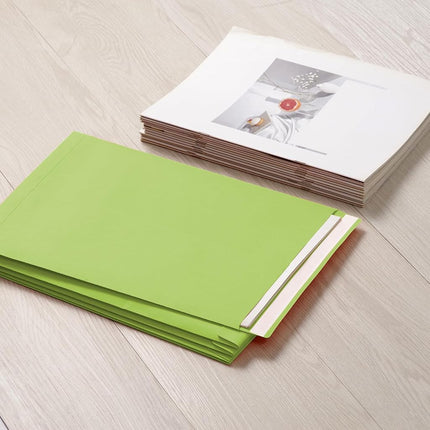 Tanshuqin 9" x 12.75" Light Green Self-Seal Catalog Envelopes