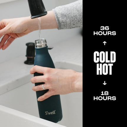 S'well Stainless Steel Water Bottle - 25 Fl Oz - Azurite - Triple-Layered Vacuum-Insulated Containers Keeps Drinks Cold for 48 Hours and Hot for 24 - BPA-Free - Perfect for The Go