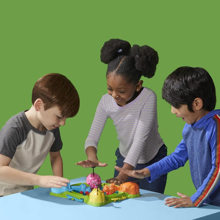 Juego Hasbro Gaming Hipopótamos Hambrientos para preescolares | Relanzamiento instantáneo de canicas, fácil montaje y almacenamiento | Para mayores de 4 años | De 2 a 4 jugadores | Juegos para niños