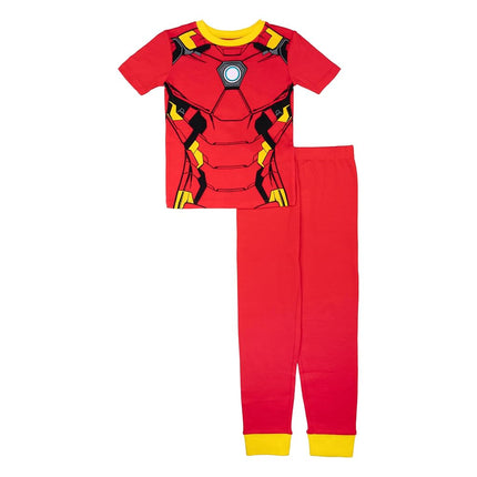 Marvel Boys 2-Piece Snug-Fit Cotton Holiday Pajama
