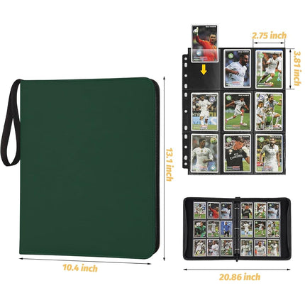 Foalgo Trading Card Binder, Card Collection Binder Album Folder with 720 Side Loading Pockets, 9 Pocket Trading Card Album Folder for TGC,MTG, Baseball Cards, Yugioh