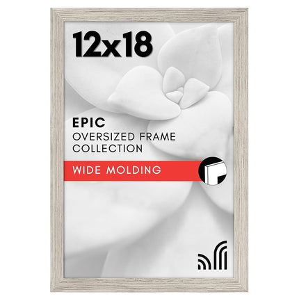 Americanflat 24 x 36 Inch Drift Wood Poster Frame 