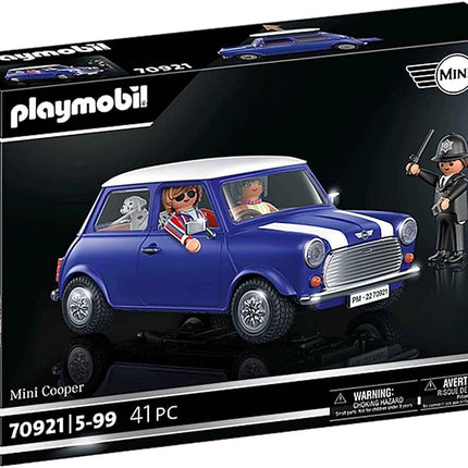 Playmobil Classic Cars 70921 Mini Cooper, Model Car for Adults, Toy Car for Children, For ages 5-99