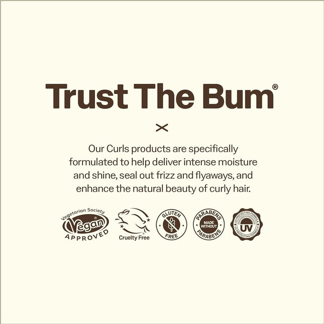 Sun Bum Curls & Waves Styling Cream - Hydrating Curl Defining Cream for Wavy or Tight Curly Hair - Light Touchable Hold - 5 Fluid Ounce