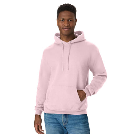 Hanes Men's P170 Hoody, Pale Pink, S UK