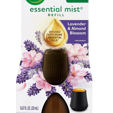 Air Wick Essential Oils Diffuser Mist Refill, Peony & Jasmine, 1ct, Air Freshener