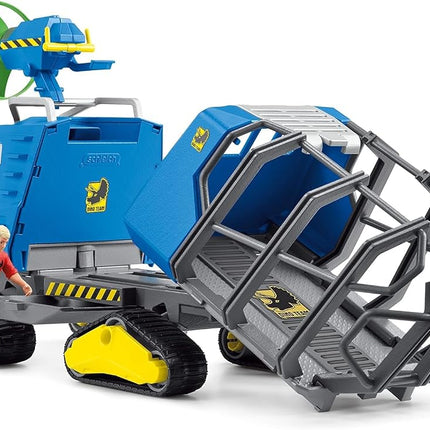 Schleich Dinosaurs - 5Pc Track Vehicle Playset - Kids Ages 4+ | 42604