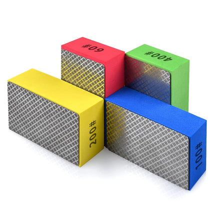 EGOFIX 4pcs Diamond Hand Polishing Pads for Cerami