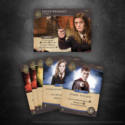 USAopoly DB010-717-002000-04 Harry Potter Hogwarts Battle- The Charms and Potions Expansion Board Game