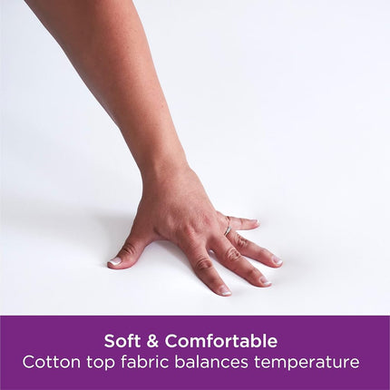 Protector de colchón con cremallera AllerEase Ultimate para protección y confort contra las alergias, tamaño Full