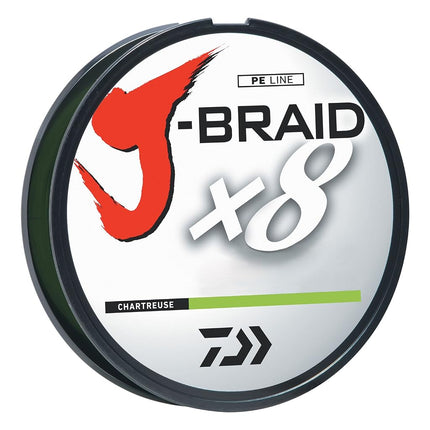 J-BRAIDX8, Filler Spool, Chartreuse, Mono Dia.= 6l