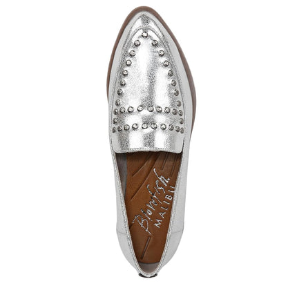 Blowfish Malibu Womens Harper Loafer, Silver, 9.5