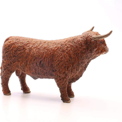Schleich Farm World - Highland Bull Toy Figurine - Kids Ages 3+ | 13919