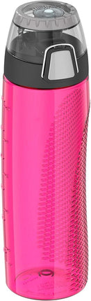 THERMOS Intak 24 Ounce Tritan Hydration Bottle with Meter, Ultra Pink