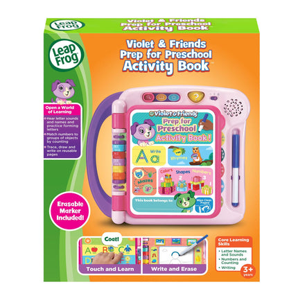 Libro de actividades LeapFrog Violet y sus amigos para la escuela - Rosa