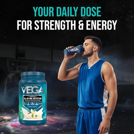 Vega One All-in-One Plant Protein Shake - French Vanilla - 689g (24.3oz)