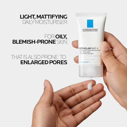 La Roche-Posay Effaclar MAT+ Mattifying Face Moisturiser for Oily Skin 40ml