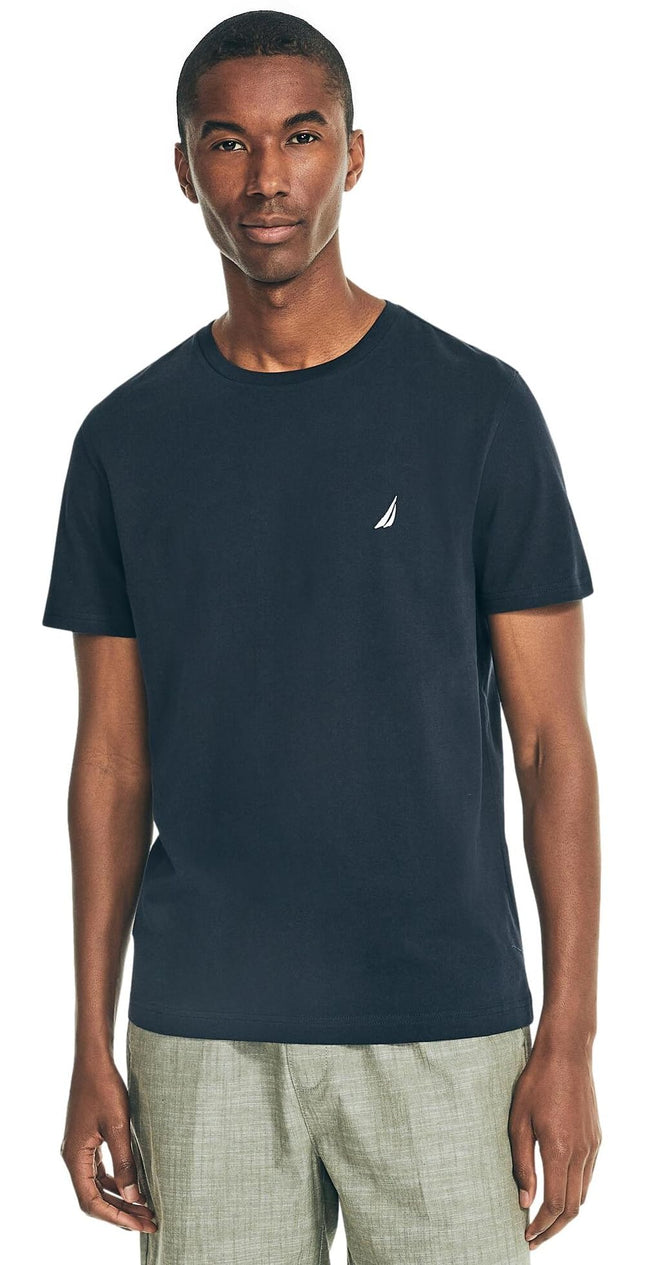 Nautica Mens Nautica J-Class T-Shirt, Navy Seas., 