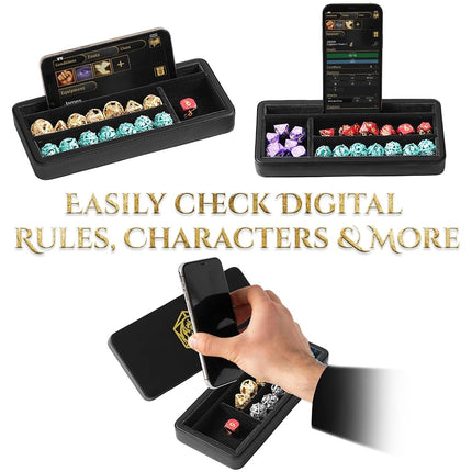 Soar Forge Sanctum Dice Box - Premium Case & Tray for DND