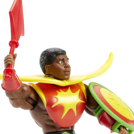 Masters of the Universe Origins Sun-Man Action Figure Battle Figures for Storytelling Play and Display, Gift for 6+ and Adult Collectors