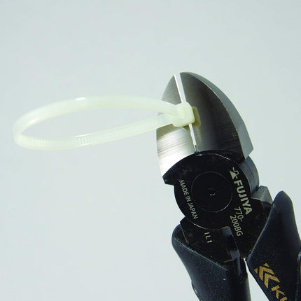 Fujiya Electric Master Strong Nipper, 770-200BG, 7.9 inches (200 mm), Black Gold, Micro Mirror Blade for Easy Cutting of Coated Wires, Beautiful Cross-Section