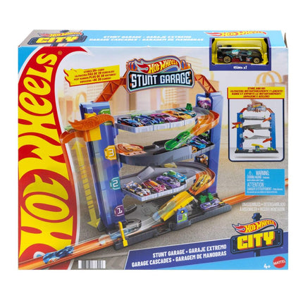 Hot Wheels City Stunt Garage Play Set Gift Idea fo