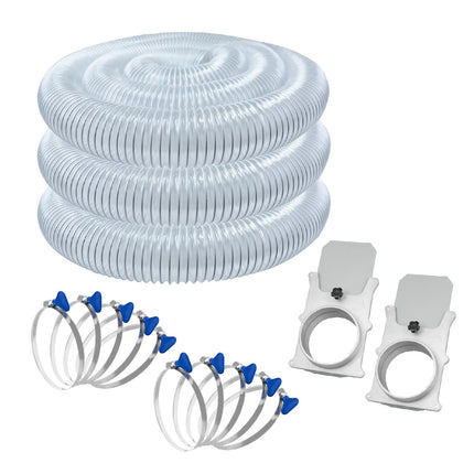 POWERTEC 4" x 20' Flexible PVC Dust Collection Hos