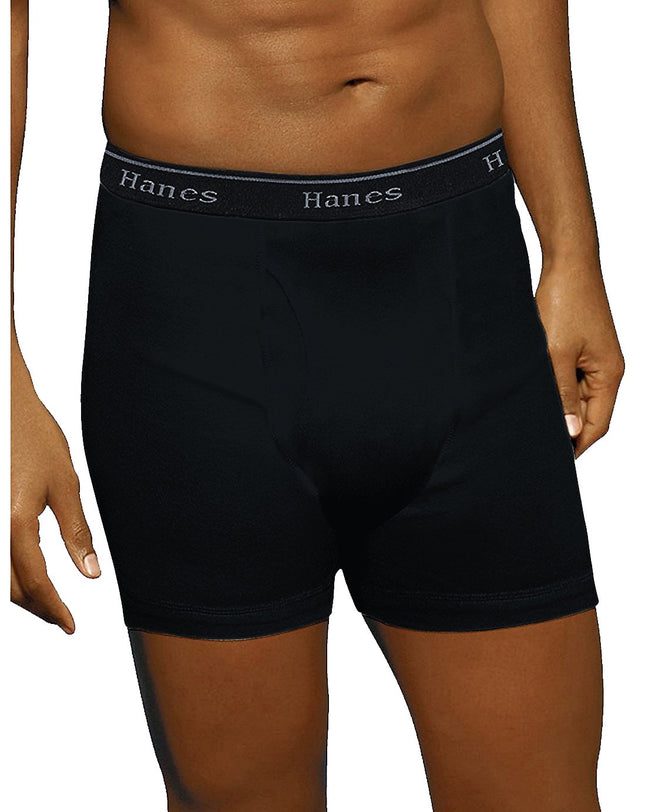 Bóxers Hanes con cintura Comfort Flex (2349Z5), negro-completo, XL