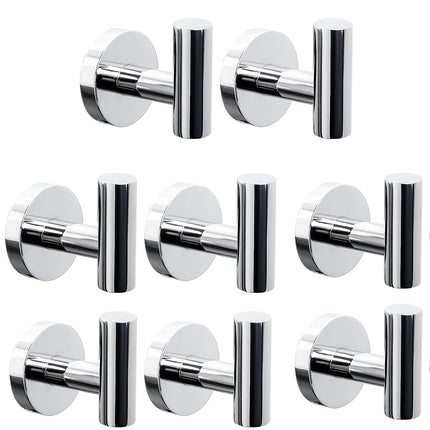 8 Pack Bath Towel Hooks, Wall Mount Towel Holder C