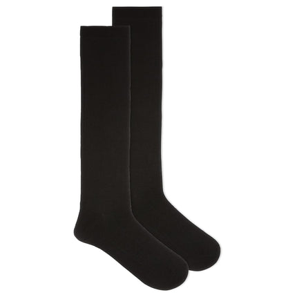 Dr. Scholl's Women Graduated Compression Knee High Socks-Comfort and Fatigue Relief-Mild 8-15 mmHg, Black (1 Pair), 8-12