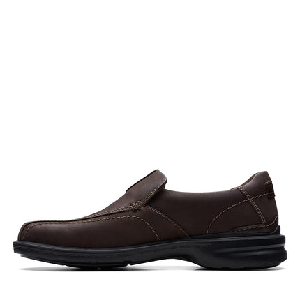 Clarks Gessler Step Mens Loafer, Dark Brown, 47 EU Wide