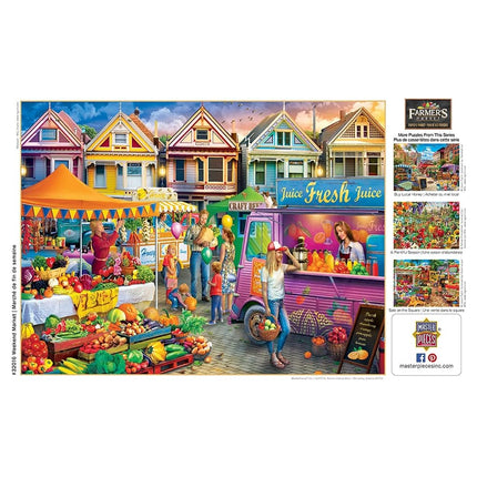 MasterPieces 750 Piece Jigsaw Puzzle for Adults, Family, Or Youth - Weekend Market - 18"x24"