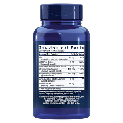 Life Extension Only Trace Minerals, 90 vegetarian capsules