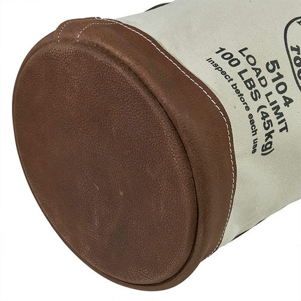 Klein Tools 5104 Leather-Bottom Bucket