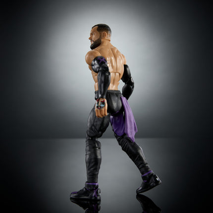 Mattel WWE Elite Figura de acción y accesorios, Finn Balor coleccionable de 15 cm con 25 puntos de articulación, aspecto realista y manos intercambiables, HTX33