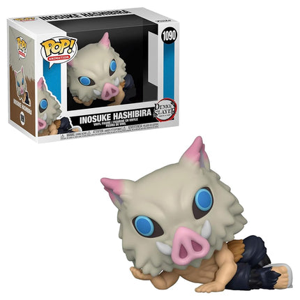 Funko POP! Animation #1090 Demon Slayer Inosuke Hashibira Lounging in Mask Vinyl Figure - BoxLunch Exclusive