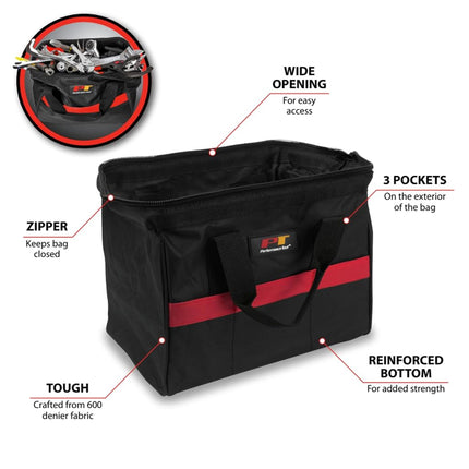 PERFORMANCE TOOL W88985 Tool Bag, 12"
