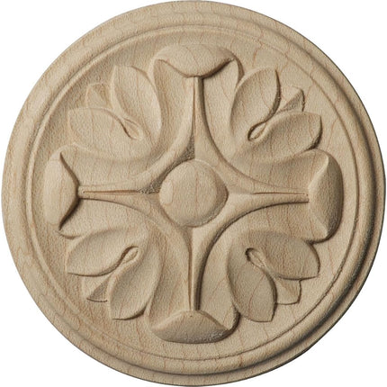 Ekena Millwork ROS02X02RAAL Raymond Rosette, 2 3/4-Inch x 2 3/4-Inch x 1/4-Inch, Alder