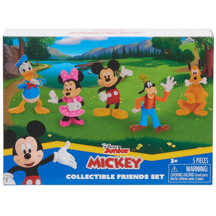 Just Play Disney Junior Mickey Mouse Collectible Figures Set, 5 Pack, 3 Inch Collectable Figures, Kids Toys Ages 3+