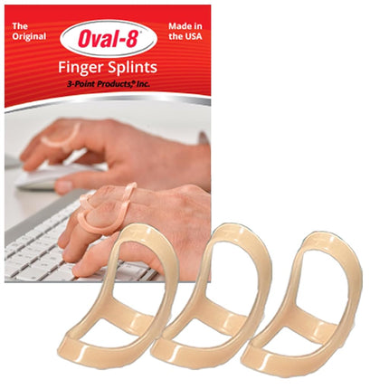 Oval-8 Finger Splints - Combo Pack - Size 4, 5, 6