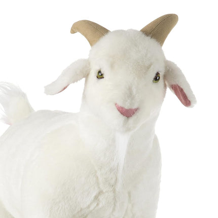 Melissa & Doug Standing Lifelike Plush Goat Stuffed Animal, 22 x 22.5 x 9