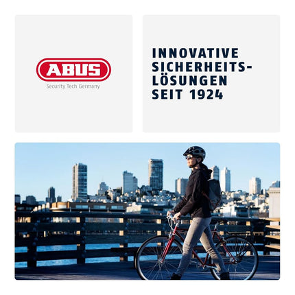 ABUS Bordo 6000K folding lock with SH lock holder - Bike lock with XPlus cylinder for high tamper protection - security level 10 - Length 120 cm