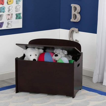 Delta Children My Size Deluxe Toy Box, Dark Chocolate