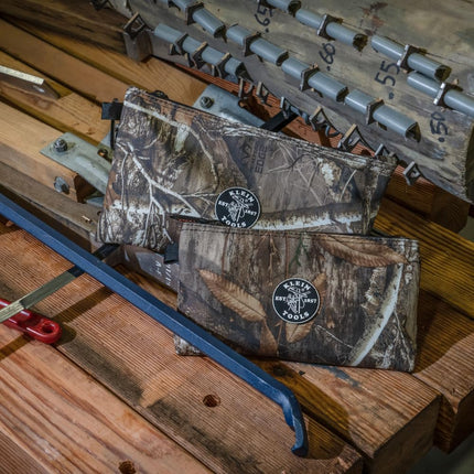 Zipper Bags, Camo Bags are 12.5 and 10-Inch, 1680d Ballistic Weave Camouflage 2-Piece Klein Tools 55560